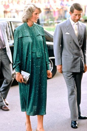 Lady Diana, avec le prince Charles, le 7 juillet 1984