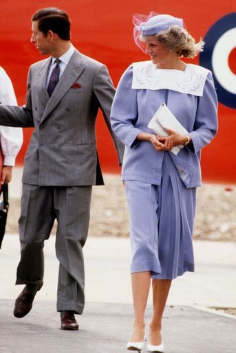 Lady Diana, avec le prince Charles, en juin 1984