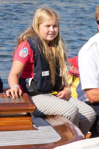 La princesse Catharina-Amalia des Pays-Bas au Sail Amsterdam, le 22 août 2015