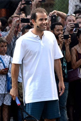 Pete Sampras à New York pour l&#039;événement Nike Street Tennis