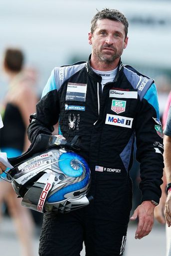 L’acteur américain Patrick Dempsey lors du Grand Prix de Belgique de la Porsche Mobil 1 Supercup (21-23 août dernier). 