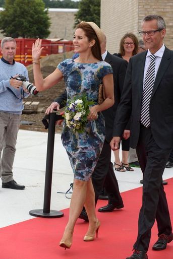La princesse Mary inaugure un hôpital psychiatrique à Slagelse, le 24 août 2015