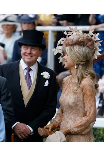 La reine Maxima et le roi Willem-Alexander des Pays-Bas au Royal Ascot, le 18 juin 2019