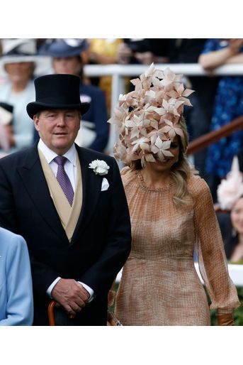 La reine Maxima et le roi Willem-Alexander des Pays-Bas au Royal Ascot, le 18 juin 2019