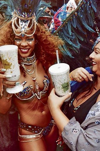 Rihanna au carnaval de la Barbade 