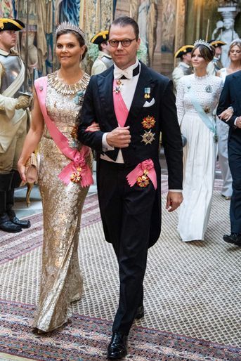 La princesse Victoria de Suède et le prince consort Daniel à Stockholm, le 14 juin 2019