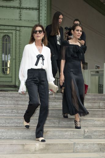 Charlotte Casiraghi et Caroline de Monaco à Paris, le 20 juin 2019