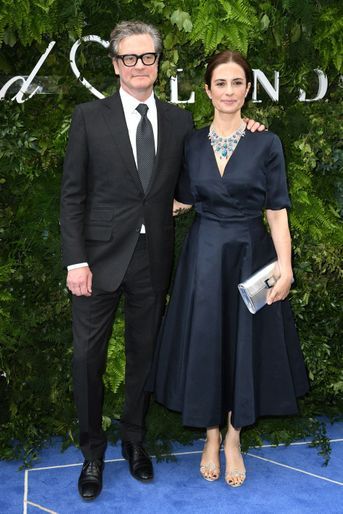 Colin Firth et Livia Giuggioli à Londres, le 17 juin 2019