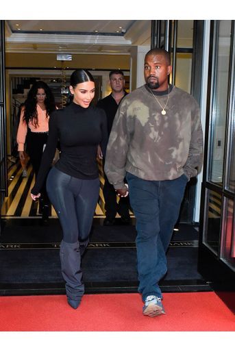 Kim Kardashian avec Kanye West en 2019