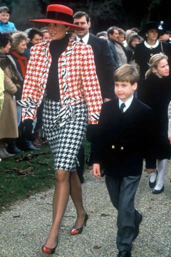 Lady Diana le 23 décembre 1990