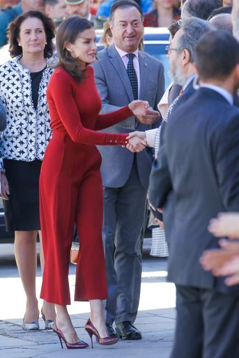 La reine Letizia et le roi Felipe VI d'Espagne à El Burgo de Osma, le 12 juin 2019
