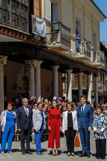 La reine Letizia et le roi Felipe VI d'Espagne à El Burgo de Osma, le 12 juin 2019