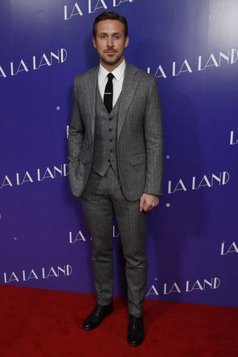 Ryan Gosling à Londres, le 12 janvier 2017.