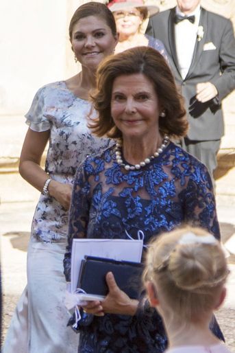 La princesse Victoria et la reine Silvia de Suède à Palma de Majorque, le 5 août 2017