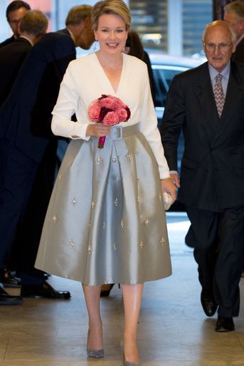 La reine des Belges Mathilde à Bruxelles, le 4 juin 2019