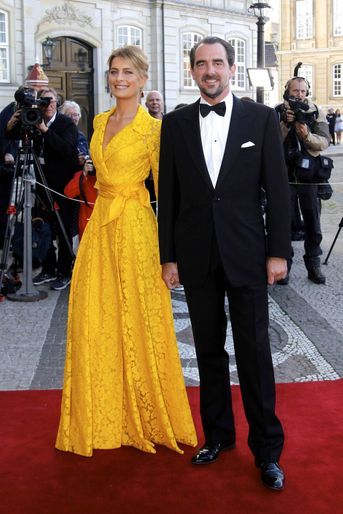 Le prince Nikolaos de Grèce et la princesse Tatiana, à Copenhague le 7 juin 2019