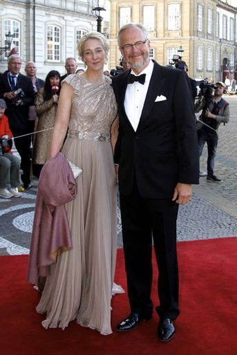 La princesse Alexandra von Sayn-Wittgenstein-Berleburg et son mari le comte Michael Ahlefeldt-Laurvig-Bille, à Copenhague le 7 juin 2019 