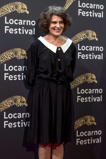 Fanny Ardant au festival de Loncarno, le 3 août 2017.