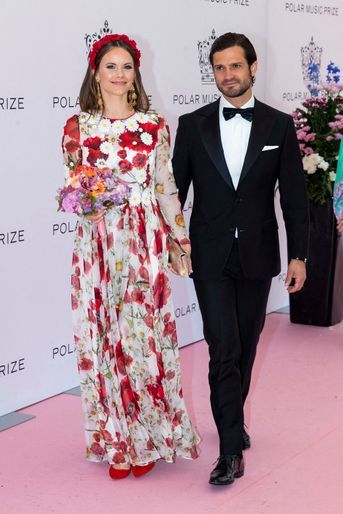 La princesse Sofia et le prince Carl Philip de Suède à Stockholm, le 11 juin 2019