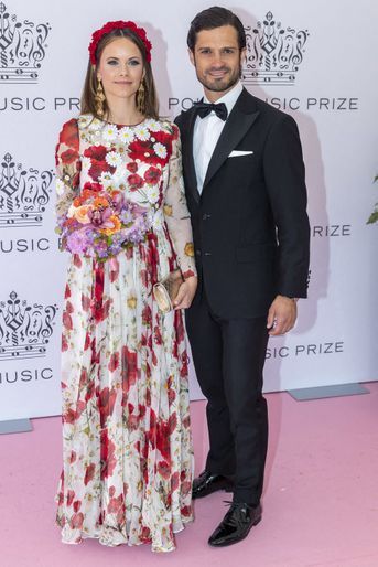 La princesse Sofia et le prince Carl Philip de Suède à Stockholm, le 11 juin 2019