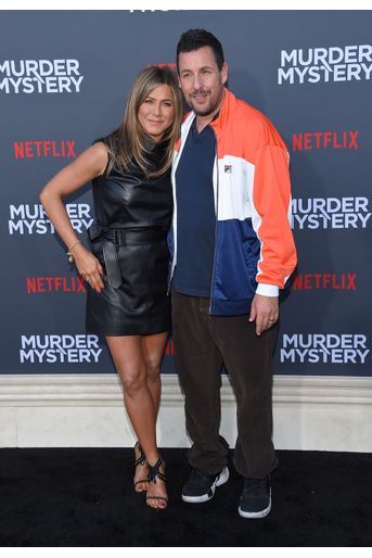 Jennifer Aniston et Adam Sandler à la première du film «Murder Mystery» le 10 juin à Los Angeles. 