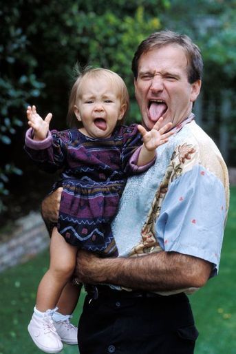 En 1991 avec sa fille Zelda