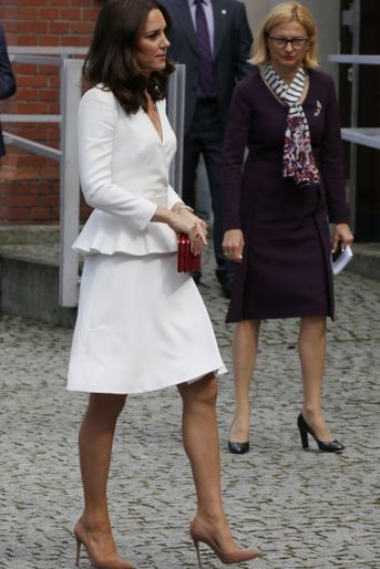 La duchesse Catherine de Cambridge en Pologne, le 17 juillet 2017