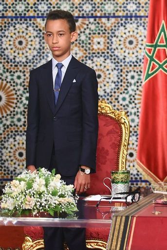 Le prince Moulay El Hassan du Maroc à Rabat, le 30 juillet 2015