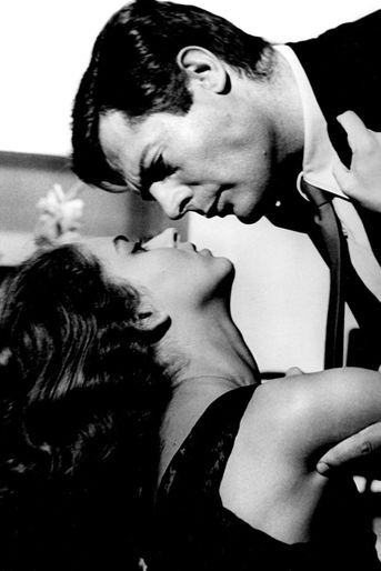 Jeanne Moreau et Marcello Mastroianni en 1961