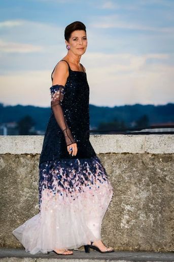 La princesse Caroline de Hanovre à Angera, le 1er août 2015