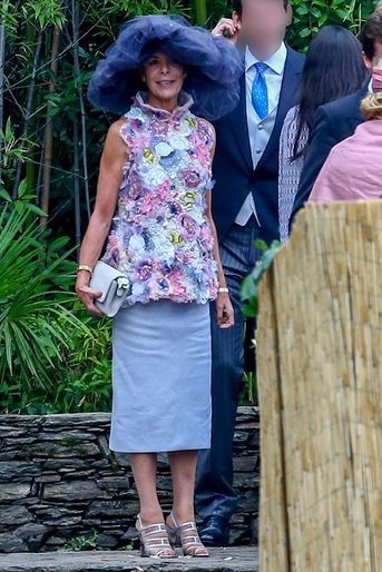 La princesse Caroline de Hanovre à Stresa, le 1er août 2015