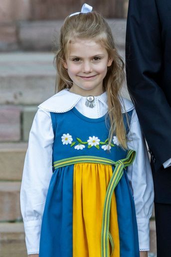 La princesse Estelle de Suède à Stockholm, le 6 juin 2019