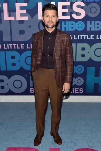 Adam Scott lors de la première de la saison 2 de «Big Little Lies» à New York le 29 mai 2019