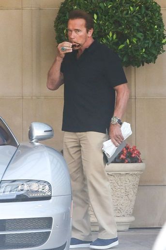 Arnold Schwarzenegger à Los Angeles le 30 juillet 2015