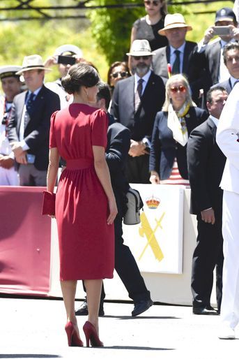La reine Letizia d'Espagne à Séville, le 1er juin 2019