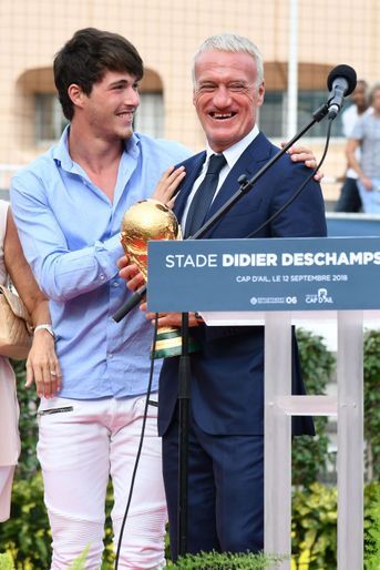 Didier Deschamps et son fils Dylan