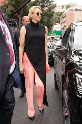 La princesse Charlène de Monaco, à Monaco le 26 mai 2019