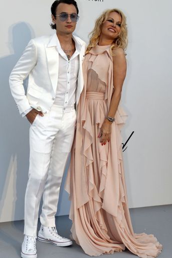Pamela Anderson et son fils Brandon Lee