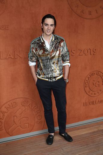 Alain-Fabien Delon à Roland-Garros le 28 mai 2019
