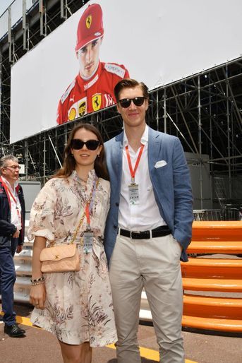 Alexandra de Hanovre et Ben-Sylvester Strautmann au Grand Prix de Monaco 2019.