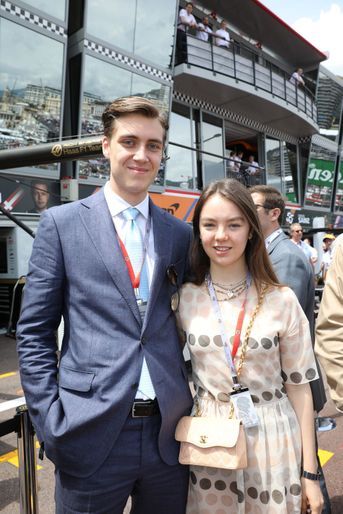 Alexandra de Hanovre et Ben-Sylvester Strautmann au Grand Prix de Monaco 2019.