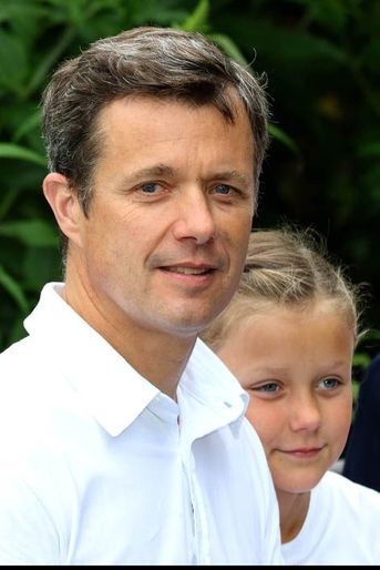 Le prince Frederik et sa fille Isabelle