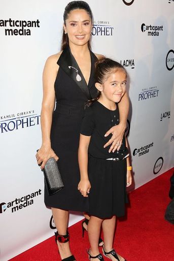 Salma Hayek et sa fille, Valentina Paloma, à Los Angeles le 29 juillet 2015