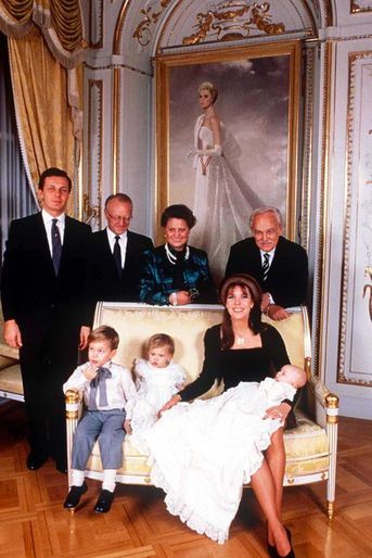 Premier portrait de famille, Pierre n&#039;a que deux mois, novembre 1987. 