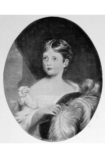 Portrait de la princesse Victoria, autour de 8 ans 