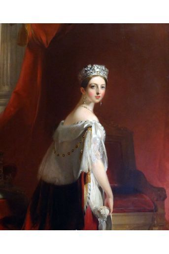 Portrait de la reine Victoria, par Thomas Sully. 1850