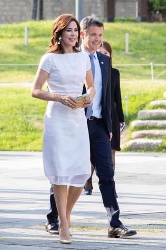La princesse Mary et le prince Frederik de Danemark en Corée du Sud, le 22 mai 2019