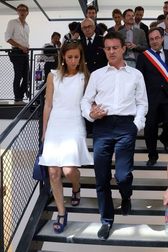 Anne Gravoin et Manuel Valls