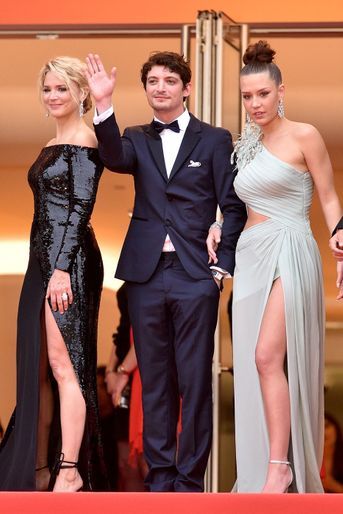 Virginie Efira, Niels Schneider et Adèle Exarchopoulos à Cannes, le 24 ami 2019