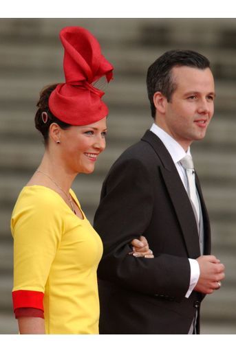La princesse Märtha Louise de Norvège et son mari Ari Behn à Madrid, le 22 mai 2004